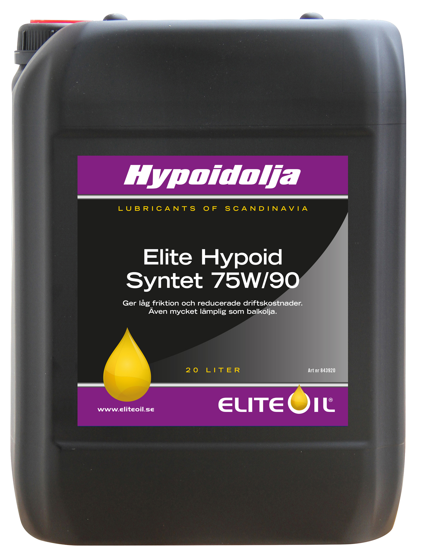 Elite Hypoid Syntet, 75W/90, 20 liter dunk