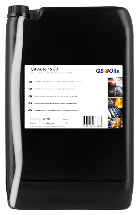 Q8 Auto 15 ED ATF, 20 liter dunk-image