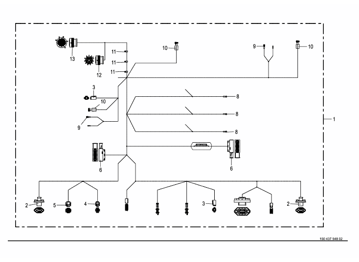 Cable harness - cabin