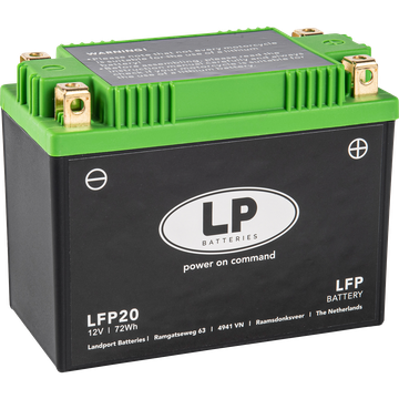 LP Litium MC Batteri, 12V 6Ah 72 Watt, LPMLLFP20-image