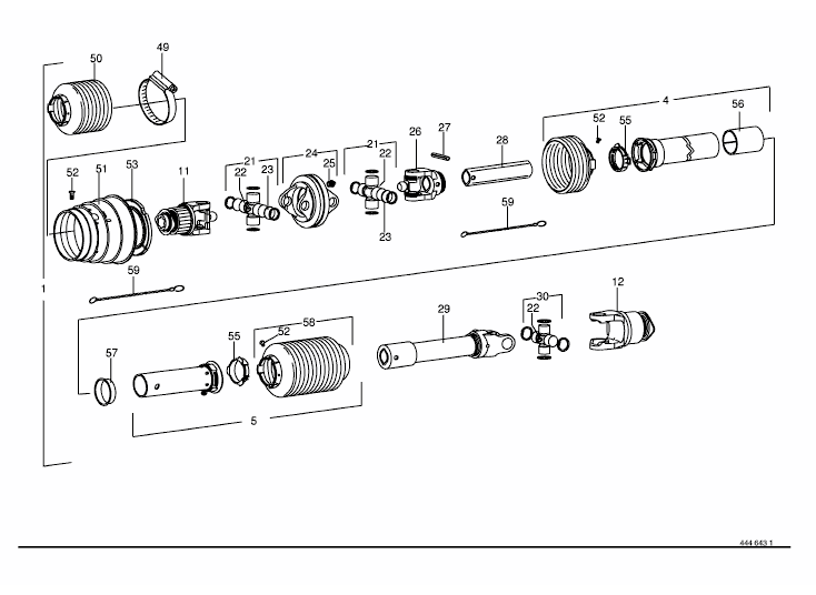 P.T.O shafts Walterscheid