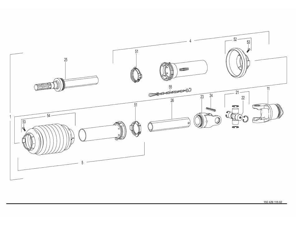 52.0 Universal shaft -Walterscheid