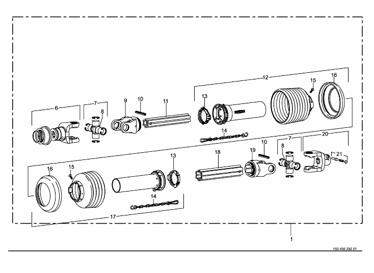 Main universal shaft -Walterscheid