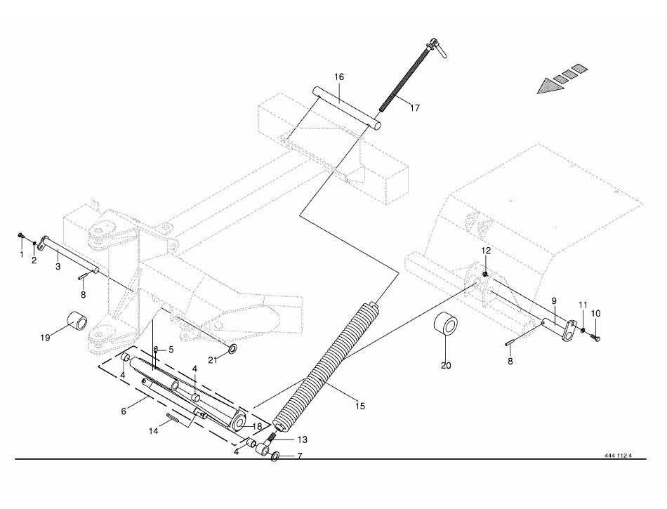 Självjusterande arm / Fjäderkompensation - 3211