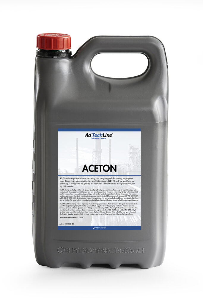 AdTechLine® Aceton, 5 liter dunk (6-pack)-image