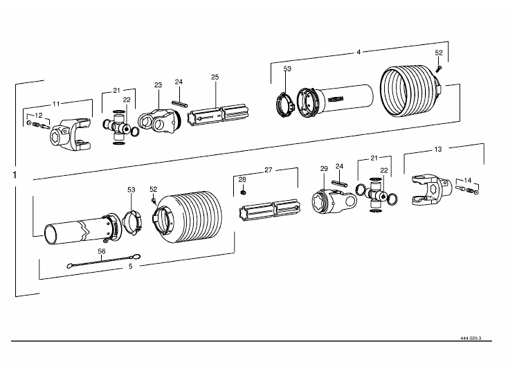 P.T.O shafts -DRIVE - Pick-up -Walterscheid