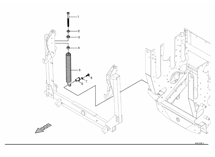 Lateral flotation system