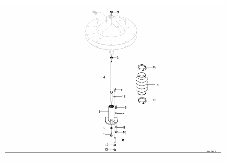 Profile cover / Spindle