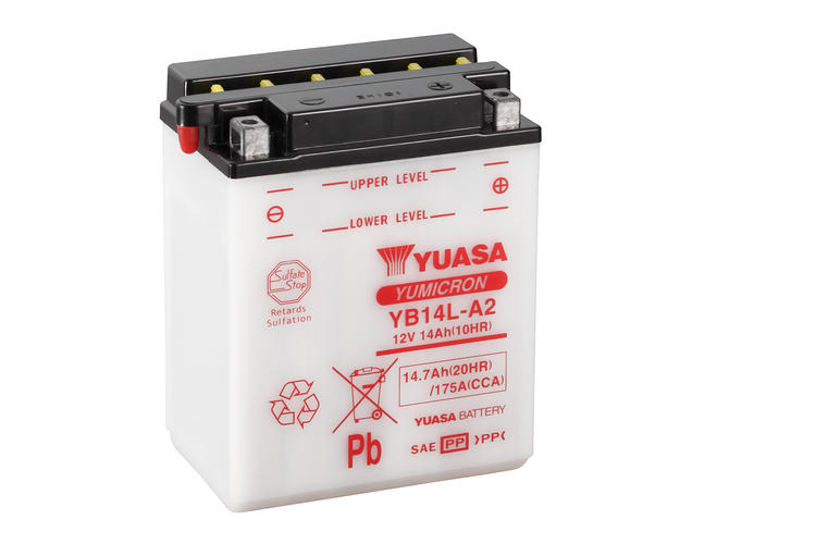 Yuasa MC YB14L-A2, 12V 14,7 Ah, YB14L-A2