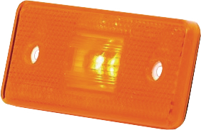 Strands sidomarkeringsljus, orange LED, 12-24V