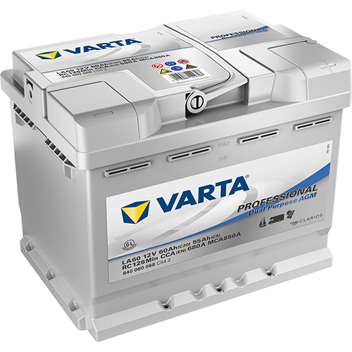 Varta Professional Dual Purpose, AGM, 12V 60Ah, LA60