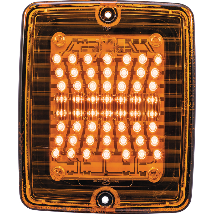 Strands blinkers IZE LED, orange lins, 24V DC-image