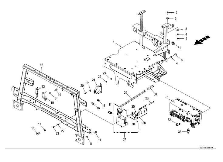 Hydraulic console