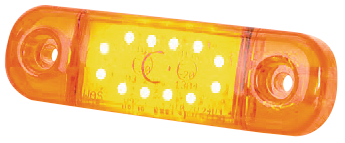 Strands sidomarkeringsljus Slim, orange LED, 9-36V-image