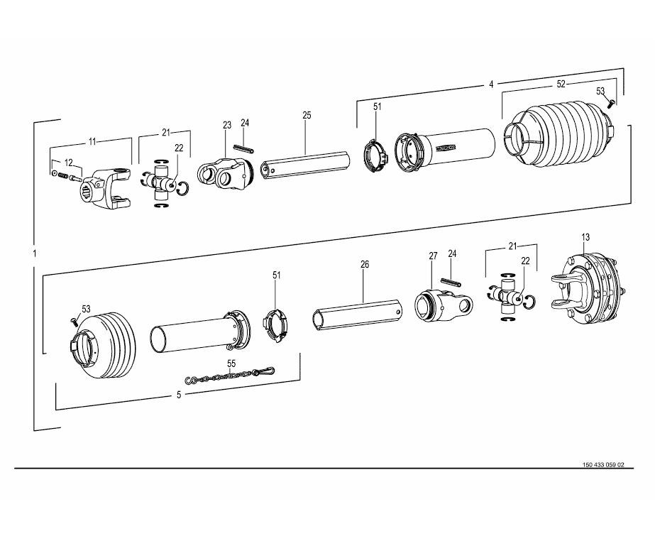 Universal shaft