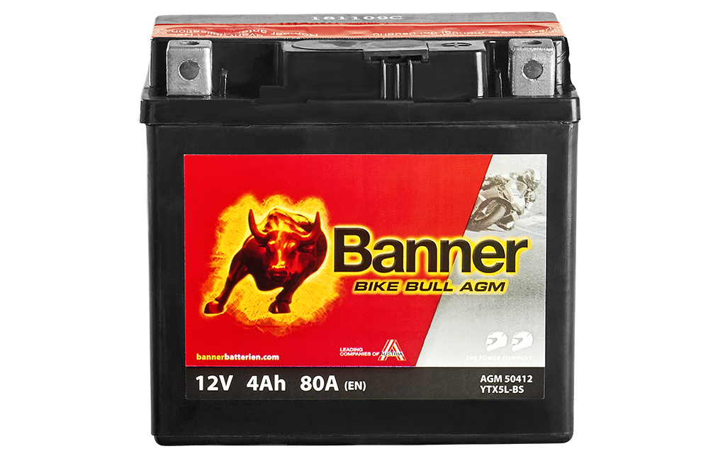 Banner MC AGM YTX5L-BS, 12V 4Ah, 50412