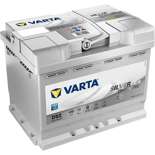 Varta Ultra Dynamic AGM 12V 60Ah, A8 (ersätter D52)-image