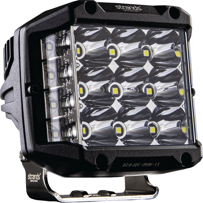 Strands strålkastare Side Shooter XL LED, 9-32V, 61W