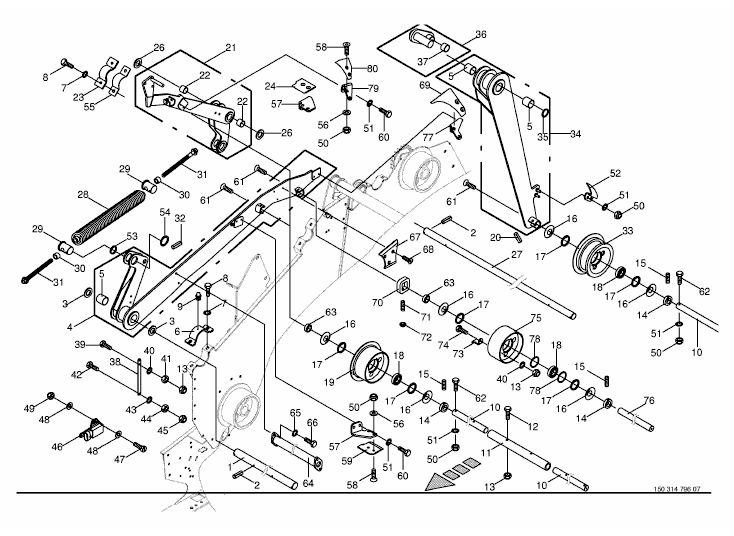 Tension equipment