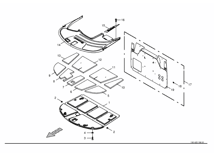 Cabin - acoustic insulation