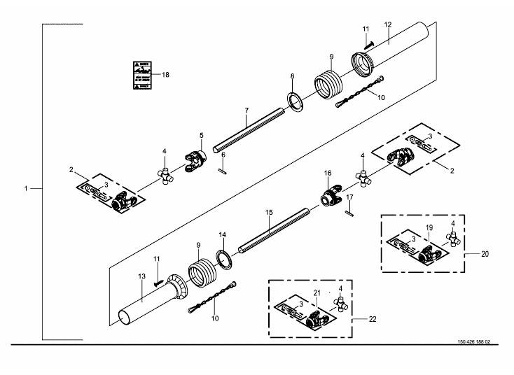 Main universal shaft -BYPY