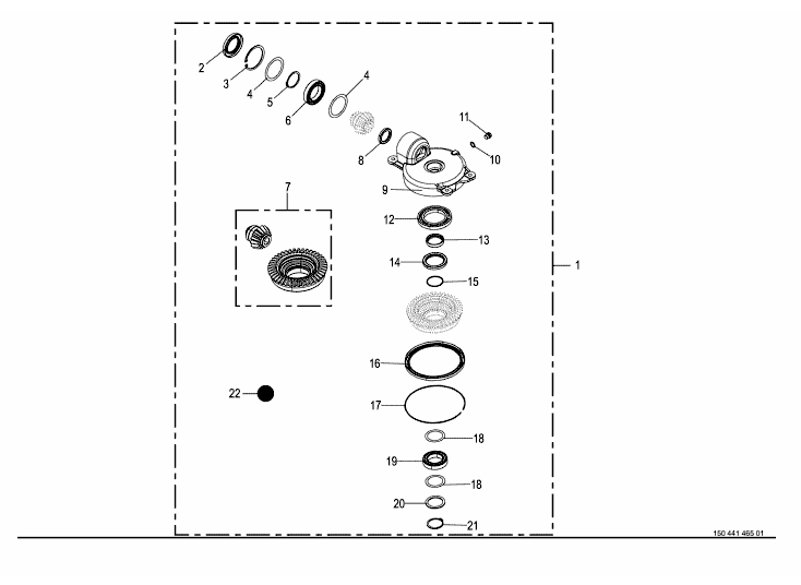 Rotor gearbox -Zusatzkreisel- optional