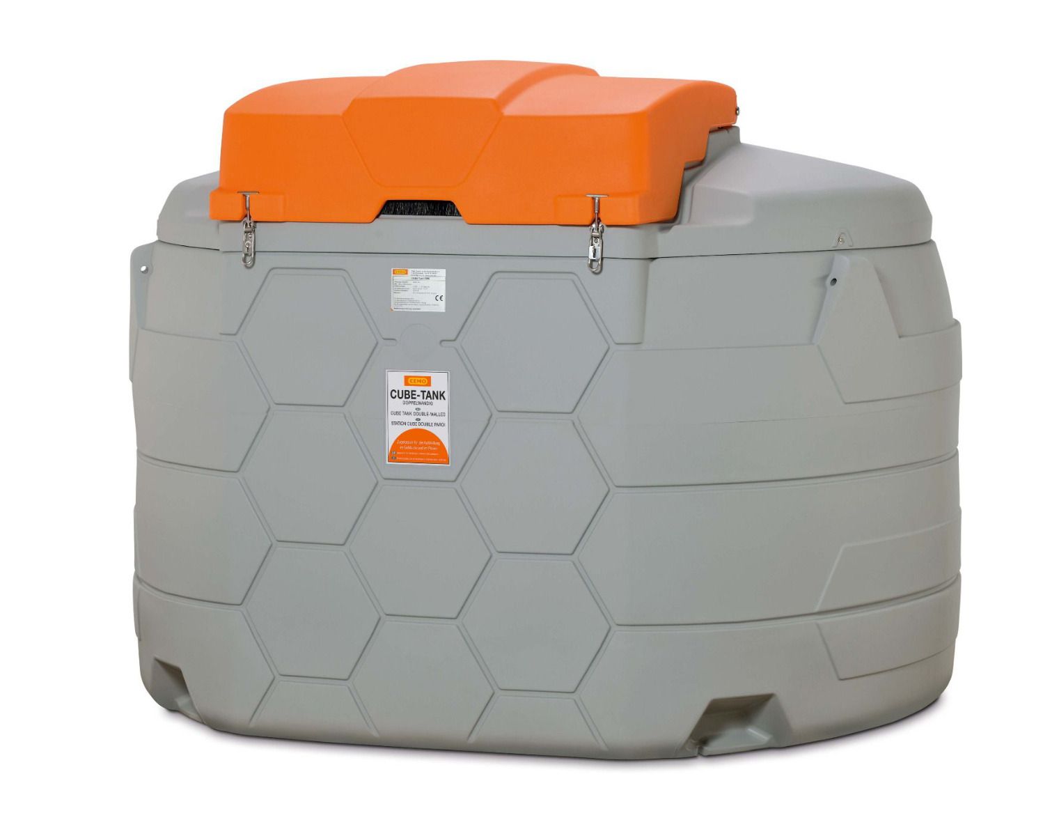 Dieseltank CUBE Premium, 5000 liter, utomhus