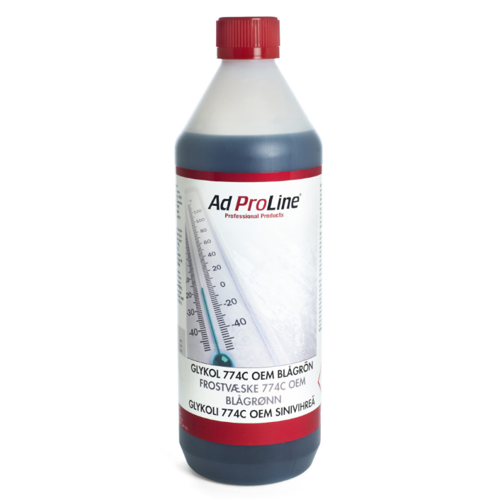 AdProLine® Glykol 774C OEM Blågrön, 1 liter flaska