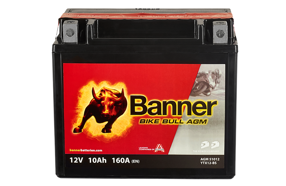 Banner MC AGM YTX12-BS, 12V 10Ah, 51012-image