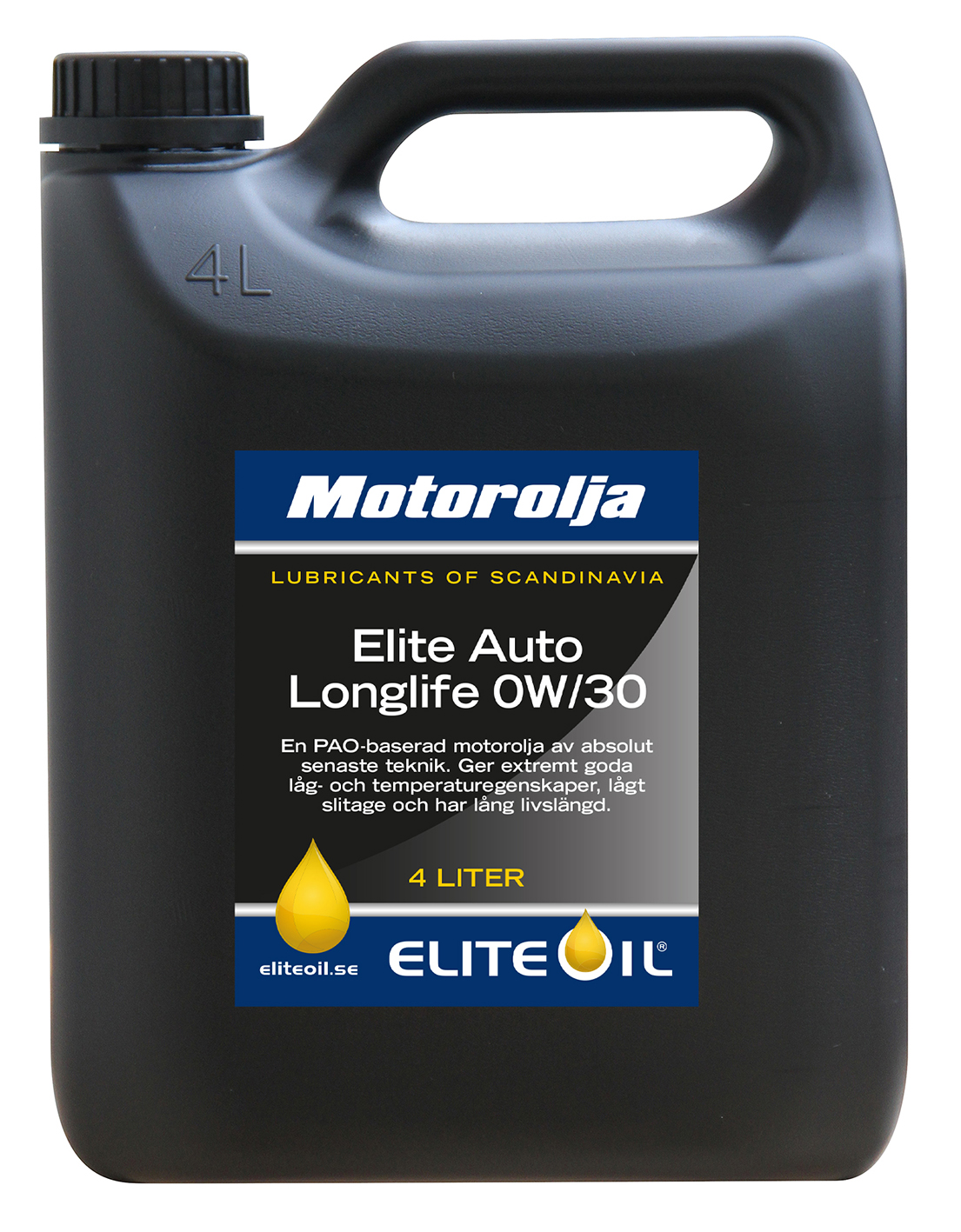 Elite Auto Longlife, 0W/30, 4 liter dunk