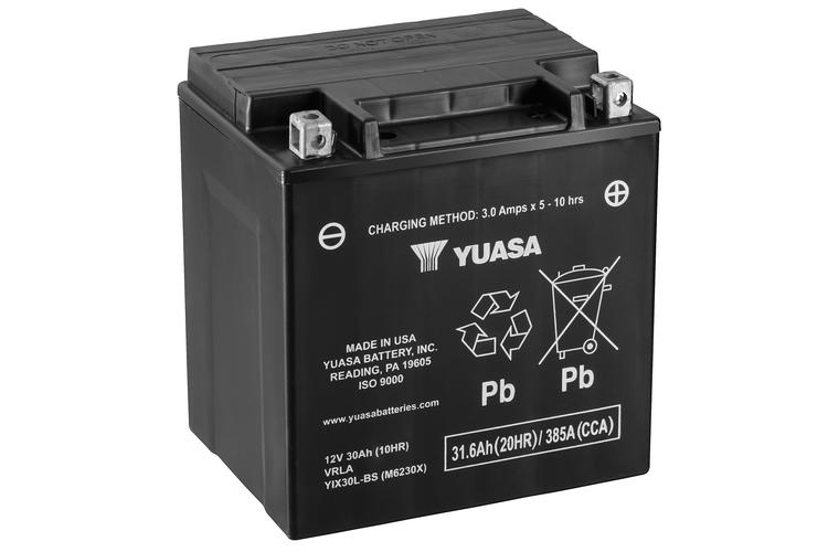 Yuasa MC YIX30L-BS Hög Effekt AGM, 12V 31,6 Ah, YIX30L-BS