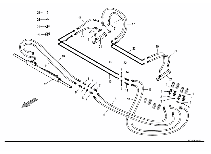 Hydraulics - grinding device