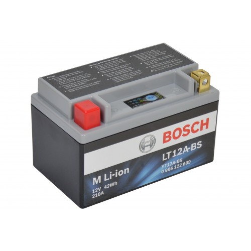 Bosch MC Litium, 12V 210 CCA, LT12A-BS