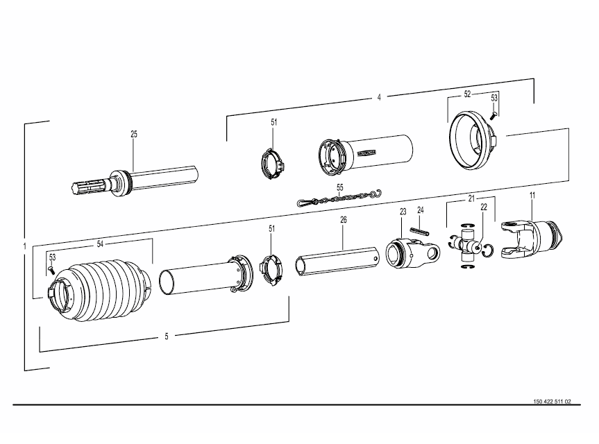 47.0 Universal shaft -Walterscheid