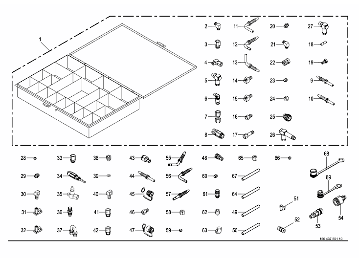 Spare part kit central lubrication - BEKA MAX