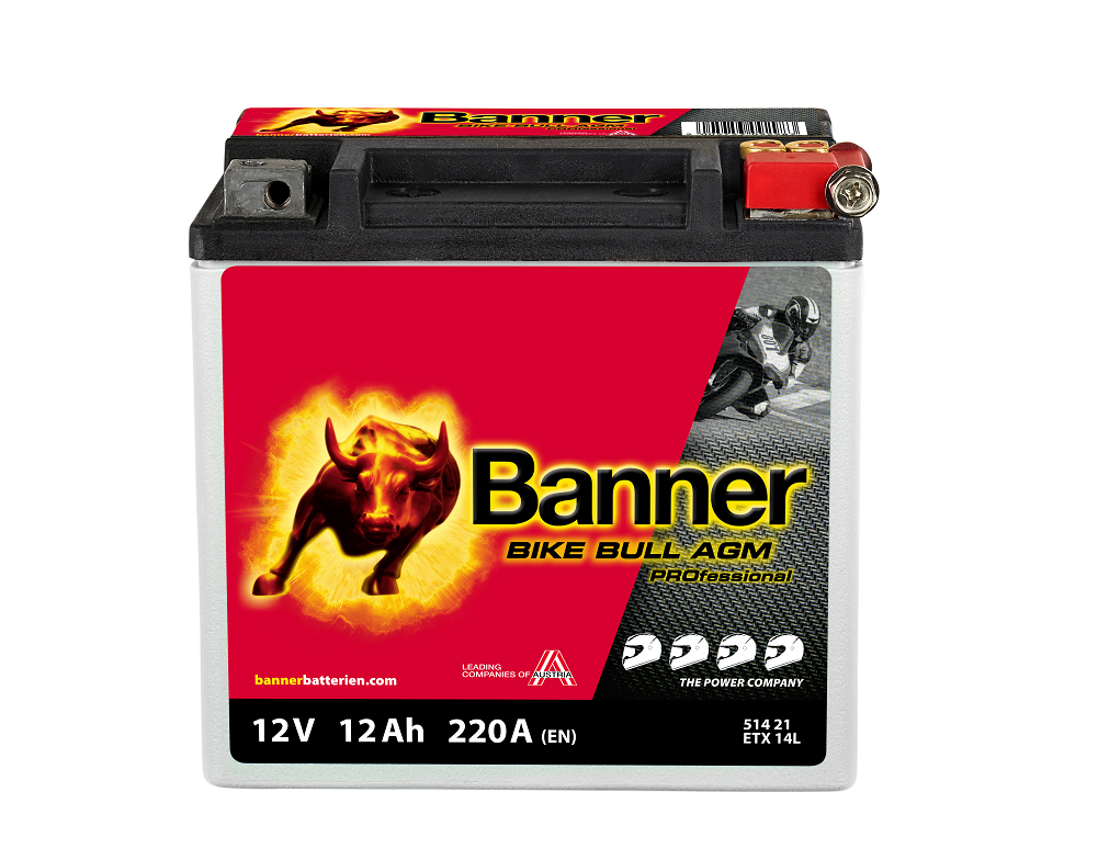 Banner Bike Bull AGM PRO ETX 14L, 12V 12Ah, ETX51421-image