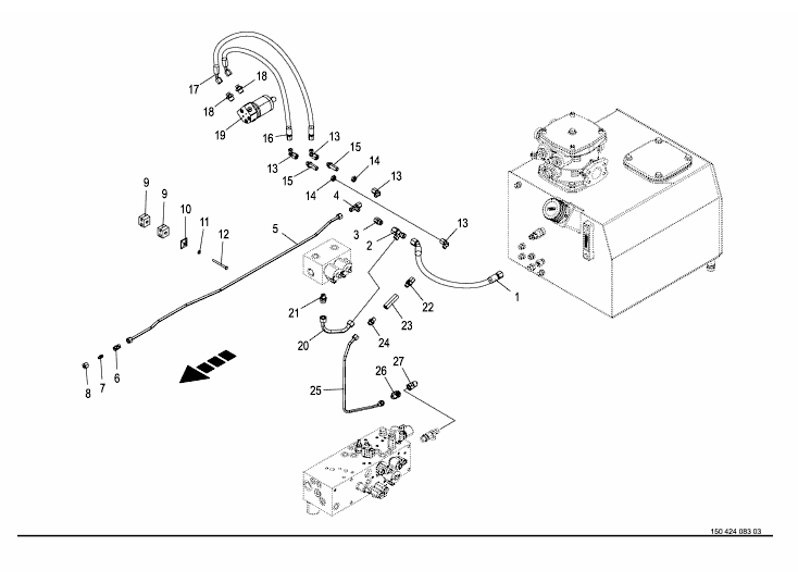 Hydraulic sieve drive