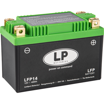 LP Litium MC Batteri, 12V 4Ah 48 Watt, LPMLLFP14-image