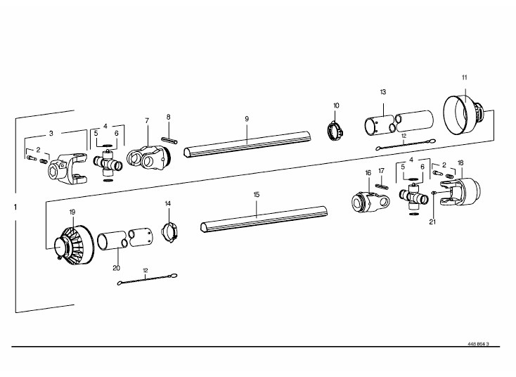 P.T.O shafts BYPY Gr.105