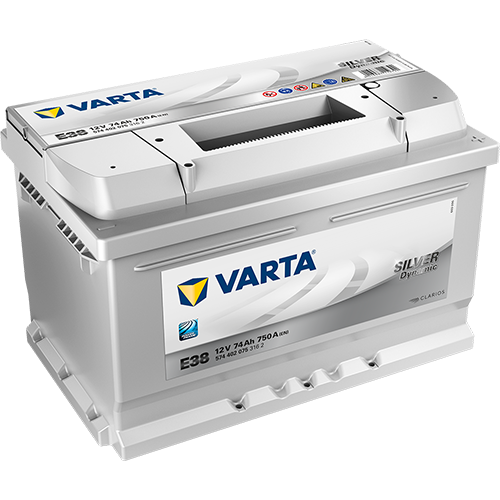 Varta Silver Dynamic, 12V 74Ah, E38