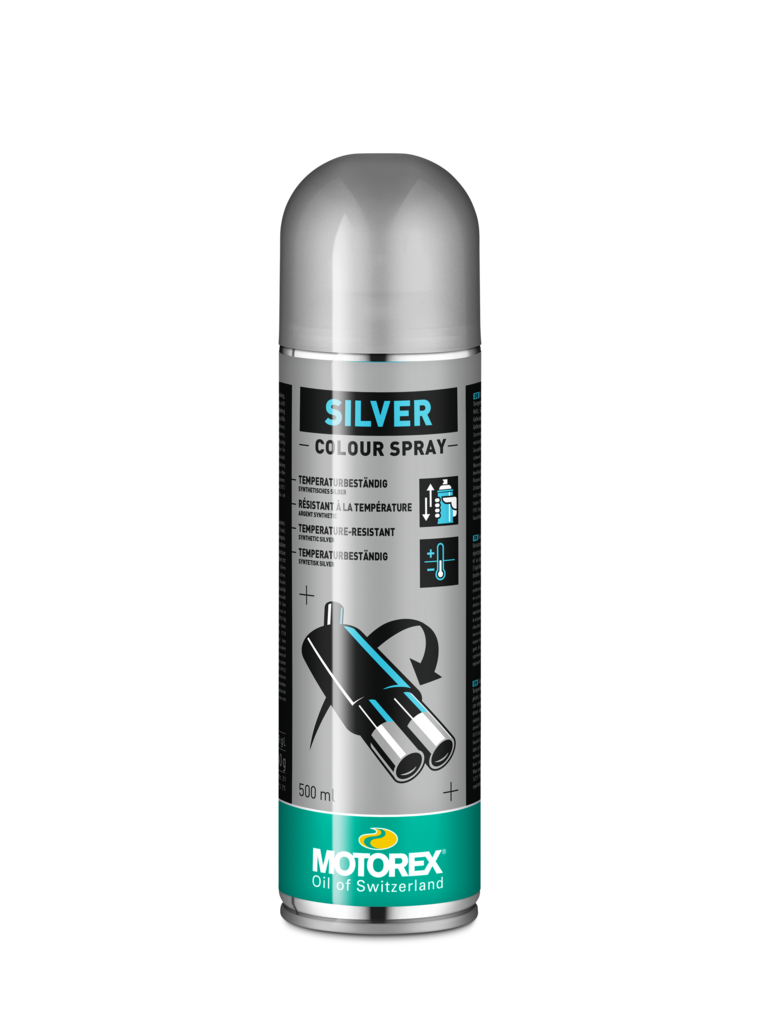 Motorex SILVER Color Spray, 500 ml sprayflaska-image