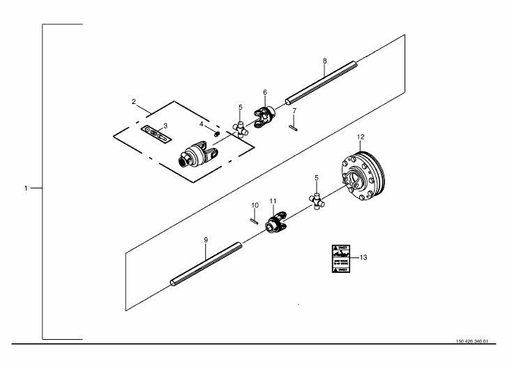 Universal shaft -BYPY