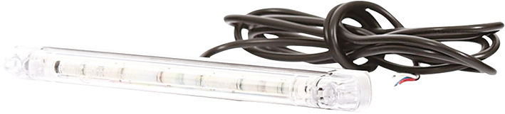 Strands varseljus DRL, LED, klart lampglas, 12/24V, 2,6W