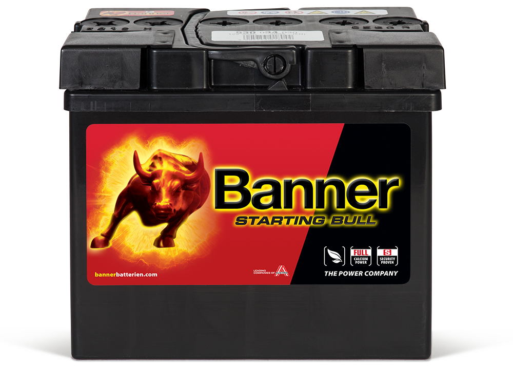 Banner Starting Bull +V, 12V 30Ah, 53034