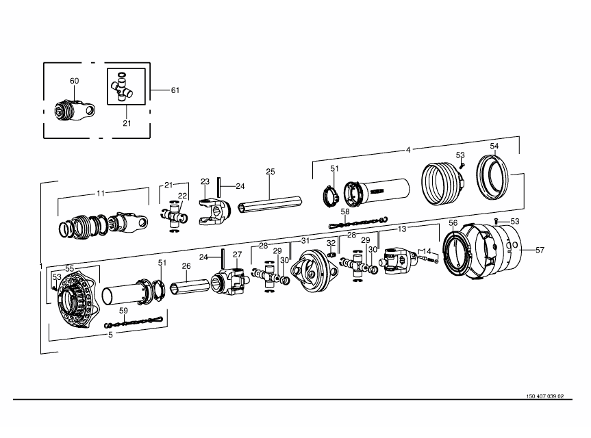 35.0 Main Pto shaft