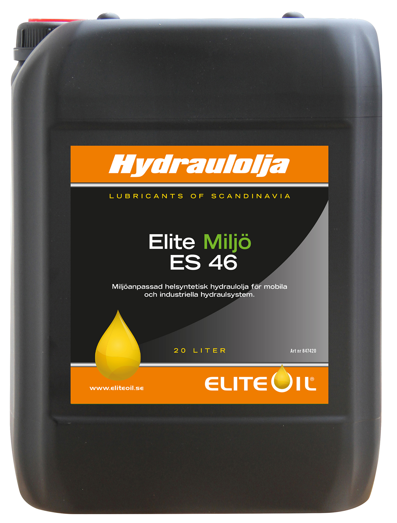 Elite Hydraul Miljö ES 46, 20 liter dunk