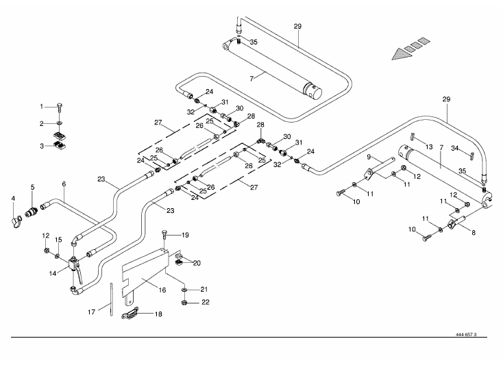 Hydraulics - lifting mechanism