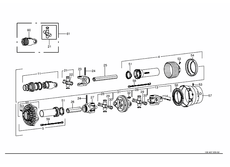 Main Pto shaft