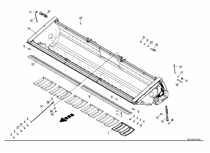 Frame / Skids / Mounting parts