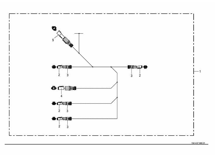 Cable harness - ladder lighting